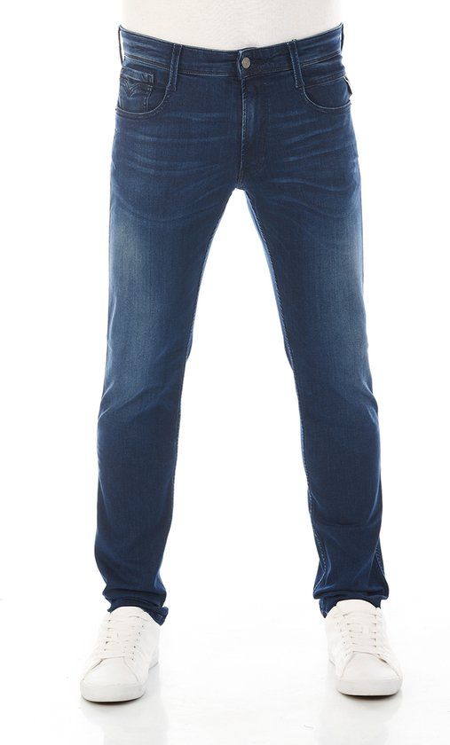 Replay Jeans Anbass Slim Fit Blauw Mannen W34 x L30
