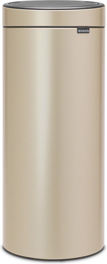 Brabantia Touch Bin - 30 Liter - Metallic Gold