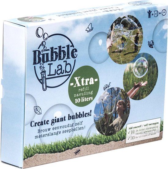 Bubblelab Bellenblaas sop voor reuze zeepbellen - navulverpakking 10 liter sop