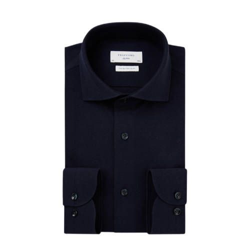 Profuomo Regular Fit Overhemd - Navy