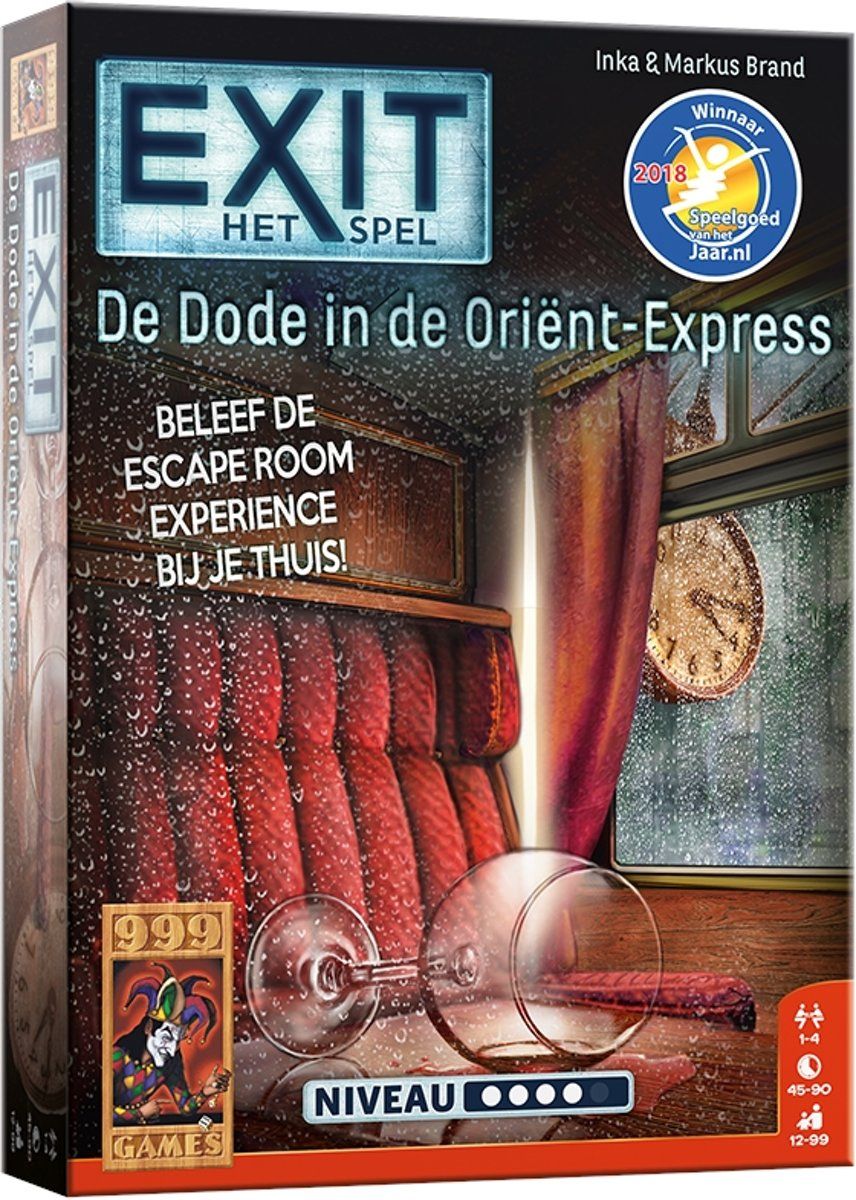 999 Games EXIT - De dode in de Orient Express - Escape Room Spel - 12+