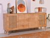 Buffet HAZAKAN 4 portes chêne