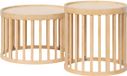 Vicco Table basse Enara, Bambou/Bambou, 50,5 cm