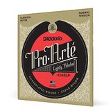 D'Addario EJ45LP Pro-Arte Gitaarsnaren, klassieke gitaarsnaren, EJ45LP, nylon gitaarsnaren, verzilverde omslag, composietkern, transparante nylon hoge tonen, licht