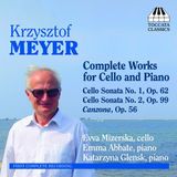 Outhere Toccata Classics Emma Abbate, Evva Mizerska, Katarzyna Glensk - Meyer: Werke Für Cello und Klavier (CD)