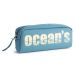 Ocean Wave Ocean's Wave Etui met ritssluiting en ergonomische handgreep van metaal, bedrukt op vinyl met Ocean's belettering - California groen 9,5 x 21 x 6,5 cm