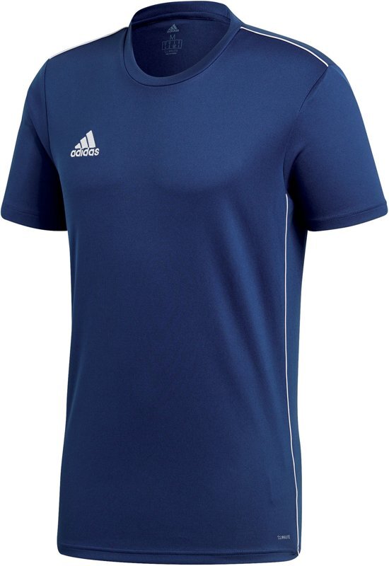 Adidas Core18 Jersey Heren Sportshirt - Maat S - Mannen - blauw