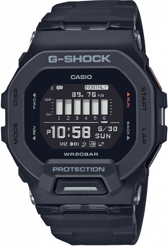 G-Shock GBD-200-1ER Heren Horloge - 41 mm - Zwart