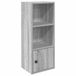 VidaXL Boekenkast 31x24x102 cm bewerkt hout grijs sonoma eikenkleurig