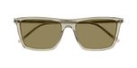 Saint Laurent SL 668 Lunettes de Soleil Homme Marron Carrées Brun 56mm
