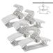 HGYZE Baby kinderkamer kast hangers, ultradunne antislip en uitschuifbare wasgoed baby broek hanger voor pasgeboren kleding - 20 stuks grijs cadeau - verstelbare kinderen kleerhanger voor meisje