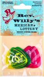 Picks Jim Dunlop Rev. Willy's Mexican Lottery Plectrum 6-pack