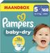 Pampers Baby-Dry Maat 5+ - 168 Luiers - 12kg-17kg