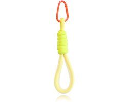 LGT JWLS Lookinggoodtoday Sleutelhanger/Telefoonkoord met Handige Gesp - Geel, Fluor Geel & Oranje