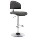 Maison Exclusive - Tabouret de bar, gris, similicuir