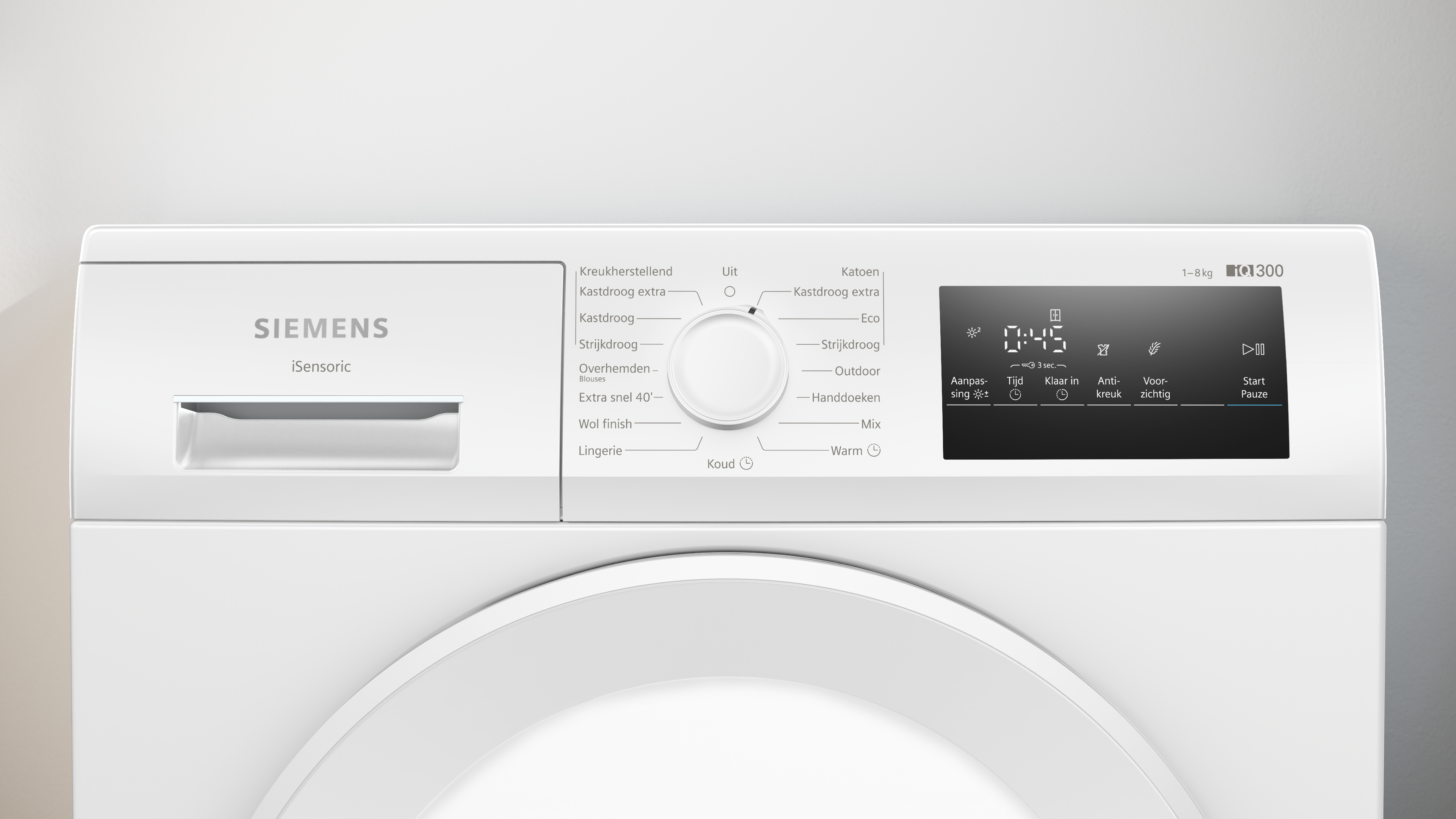 Siemens WT43H00SNL iQ300 Warmtepompdroger - 8 kg - A++