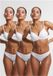 Urban Classics Lasercut Tanga 3Pack String Vrouwen M Wit