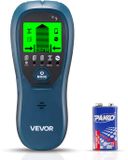 VEVOR Stud Finder, Muurscanner, 5-in-1 Elektronische Multidetector met Intelligente Sensor, Lcd-Scherm met Hoge Resolutie en Audio-Alarm, voor Metaal, Ac-Kabels, Studs, Buizen, Blauw