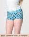 Moodies Undies Moodies menstruatie ondergoed tiener - Bamboe Boyshort - hevig kruisje - maat 164/170 (S) - print kersen
