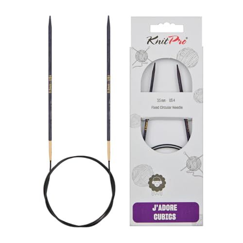 KnitPro J'Adore Cubics Breinaalden - Vaste rondbreinaalden - 40 cm x 3,50 mm
