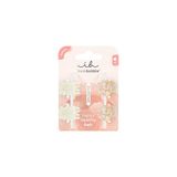 invisibobble Clipstar XS Petit Rainbow (4 stuks) – haarspeldenset voor kinderen en volwassenen – hartdesign in zachte beige tinten – haarkanker voor meisjes, jongens en iedereen die van speelse