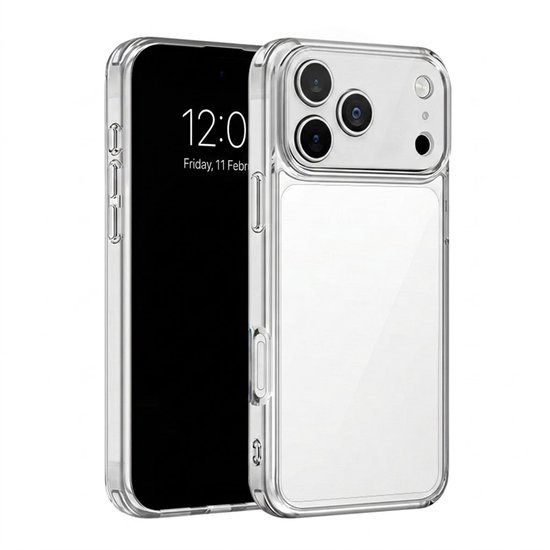 imoshion Hoesje - Geschikt voor Apple iPhone 17 Pro - Protective Backcover - Transparant
