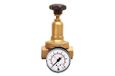 Drukregelaar RIEGLER Drukregelaar DRV 200, standaard uitvoering, niet terugstuurbaar, incl. manometer, G 1/2, regelbereik 1,5-8 bar, PE max. 25 bar.