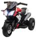 Vélo enfant électrique - Vélo de draisienne - Tricycle - 3 km/h - Rechargeable - Lumière et son - Rouge