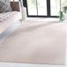 Safavieh Boho tapijt voor woonkamer, eetkamer, slaapkamer - Loft Collection, korte pool, beige, 91 x 152 cm