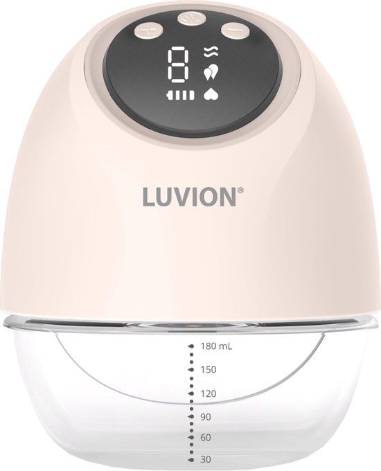 LUVION Vienna Handsfree Elektrische Borstkolf Single - Roze - Draadloos