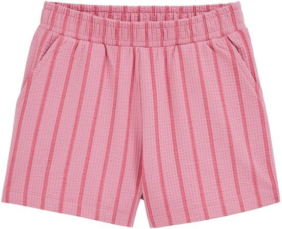WE Fashion Meisjes seersucker short met streep
