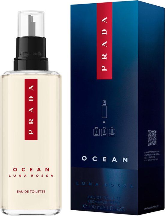 Prada Luna Rossa Ocean Eau de Toilette 150ml - Men's Fragrance