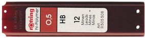 rOtring NWL Germany Office Products GmbH VULPTLVUL. A 12 STUKS - 0.5 HB- 10-PACK