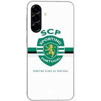 Maniacase Etui Voor Samsung Galaxy A26 SCP SPORTING PORTUGAL WIT ACHTERGROND