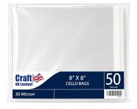 Craft UK 878-50 8x8" Cello Tassen