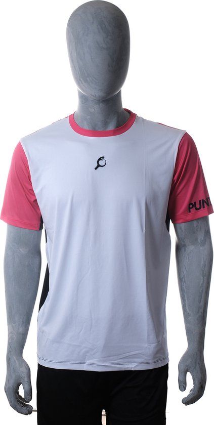 PUNTAZO Padel T-shirt - Heren - Large - roos - Korte mouw