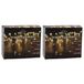 Merkloos / Sans marque Svenska Living Draadverlichting - Set van 2x stuks - cluster - 100 led lampjes - warm wit - 250 cm