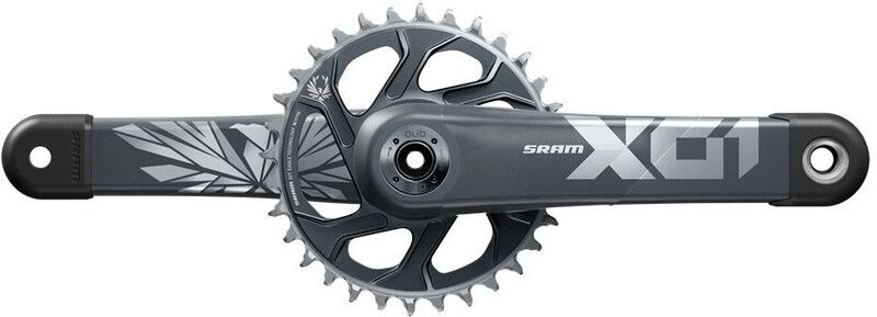 SRAM X01 Eagle SuperBoost+ DUB Crankset - 12-speed - 32T - Grey