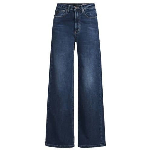 Lois Skater Loose-Z wide leg jeans - donkerblauw
