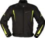 Modeka Aenergy, veste textile, Noir/Jaune Néon, 4XL