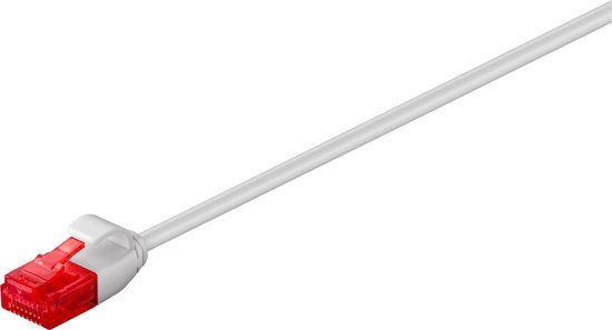 Goobay U/UTP CAT6 Gigabit slimline netwerkkabel / grijs - 0,50 meter
