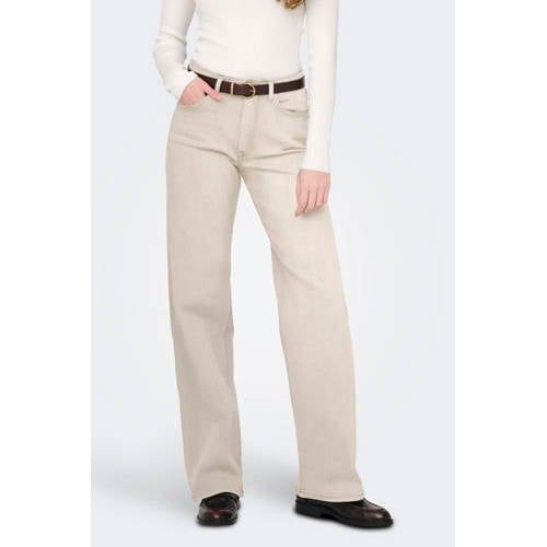 ONLY high waist wide leg jeans