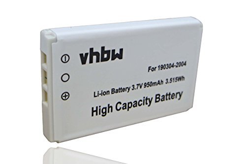 VHBW Li-Ion batterij 950mAh (3,7V) compatibel met toetsenbord Keyboard Monster AV100, AV300, AVL300, AVL300s vervanging voor 190304-2004, F12440071, M50A.