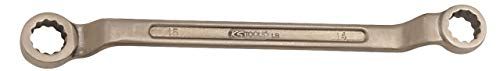 KS Tools 963.7409 BRONZEplus Dubbele ringsleutel, tweezijdig gebogen, 24x26 mm