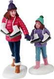 Lemax - Skating Sisters - Set van 2
