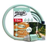 Idroeasy Magic Soft Smart tuinslang 15 m Bovengronds Blauw, Grijs