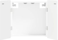 vidaXL Dartbord Kabinet ZWOLLE Hoogglans Wit