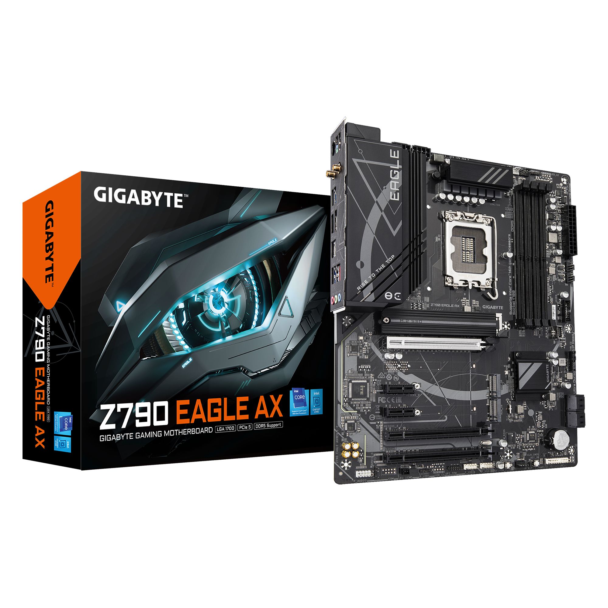 Gigabyte Z790 EAGLE AX - ATX Moederbord - Intel Z790 - DDR5 - LGA 1700 - Wi-Fi 6E