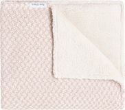 Baby's Only Wiegdeken teddy Happiness - Oud Roze/Ecru - 70x95 cm