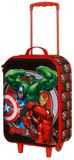 Karactermania Marvel The Avengers Almighty-Soft 3D Trolley Koffer